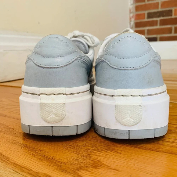 Air Jordan 1 Elevate Low Women's Size 8.5 White/Wolf Grey-White DH7004-100 - Picture 12 of 16